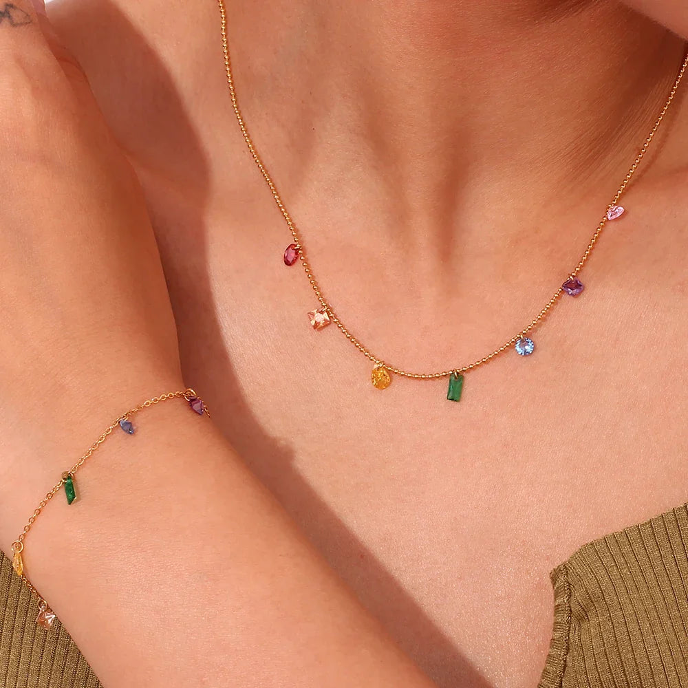 Set Schmuck Zirkonia