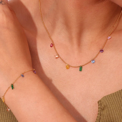 Set Schmuck Zirkonia