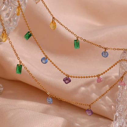 Set Schmuck Zirkonia