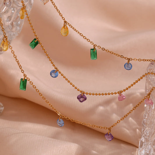 Set Schmuck Zirkonia