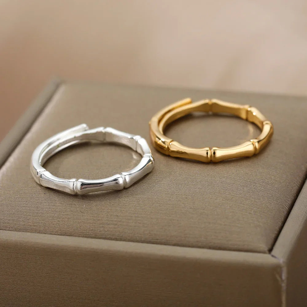 Rings Adjustable Bamboo