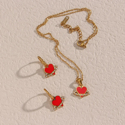 Rotes Juwelen-Set