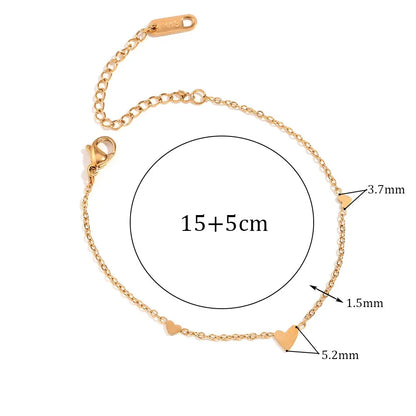 Armband Herz Gold