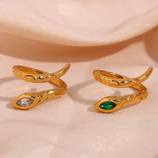 Schlangenring Gold