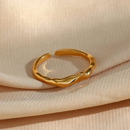 Verstellbarer Vergoldeter Ring