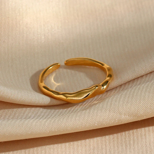Verstellbarer Vergoldeter Ring