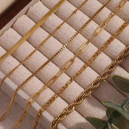 Figaro-Armband Vergoldet