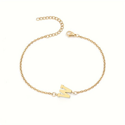 Minimalistisches Armband mit Buchstaben