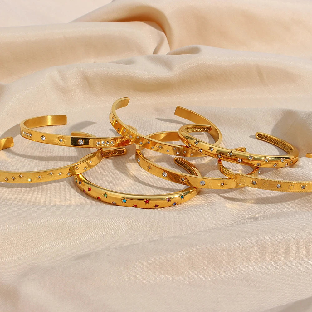 Stern- und Mond-Armband