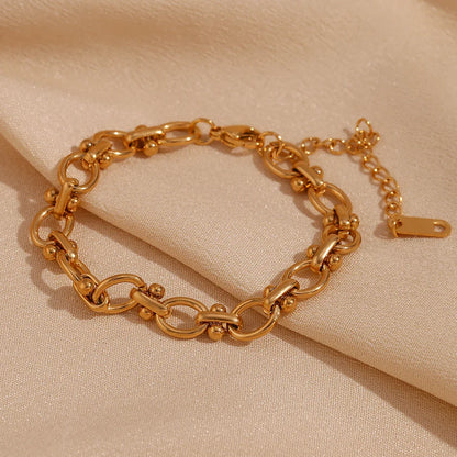 Ovales Blumen-Armband