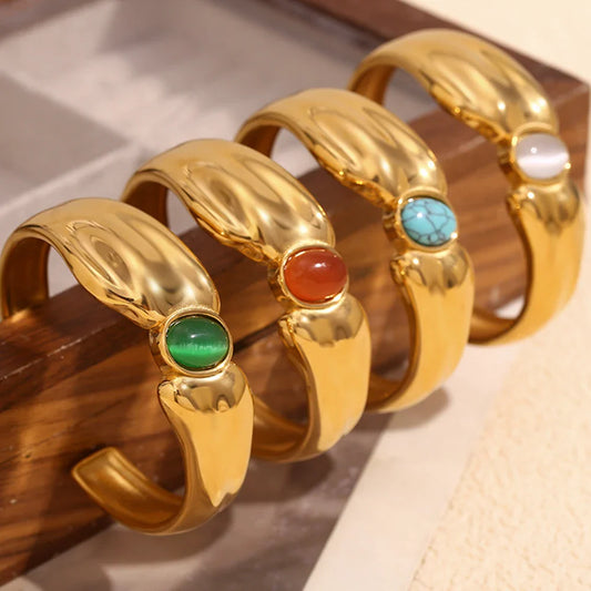 Asymmetrisches offenes Armband