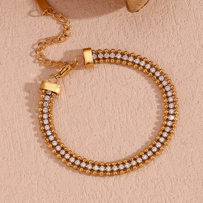 Armband Zirkonia Vergoldet