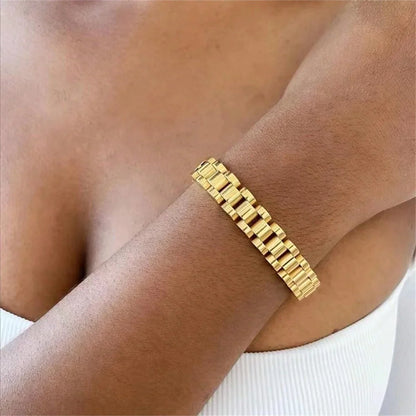 Vintage Armreif mit Goldbeschichtung