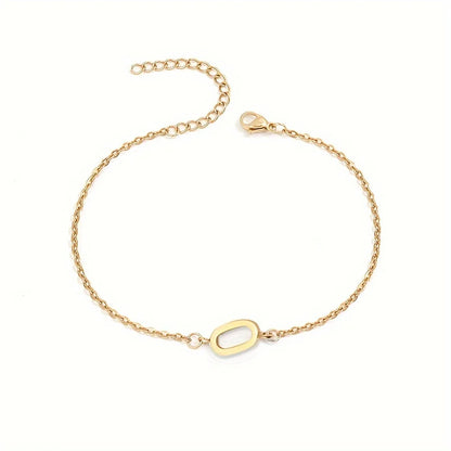 Minimalistisches Armband mit Buchstaben