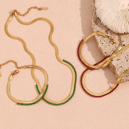 Elegantes 18K Schmuckset