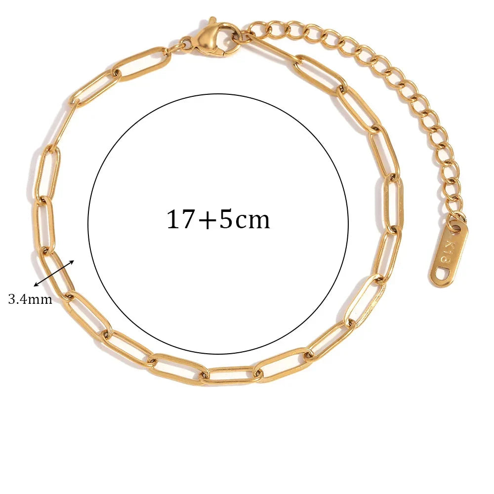 Figaro-Armband Vergoldet