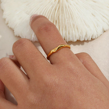 Verstellbarer Vergoldeter Ring
