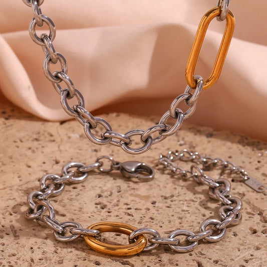 Silbernes Juwelen-Set