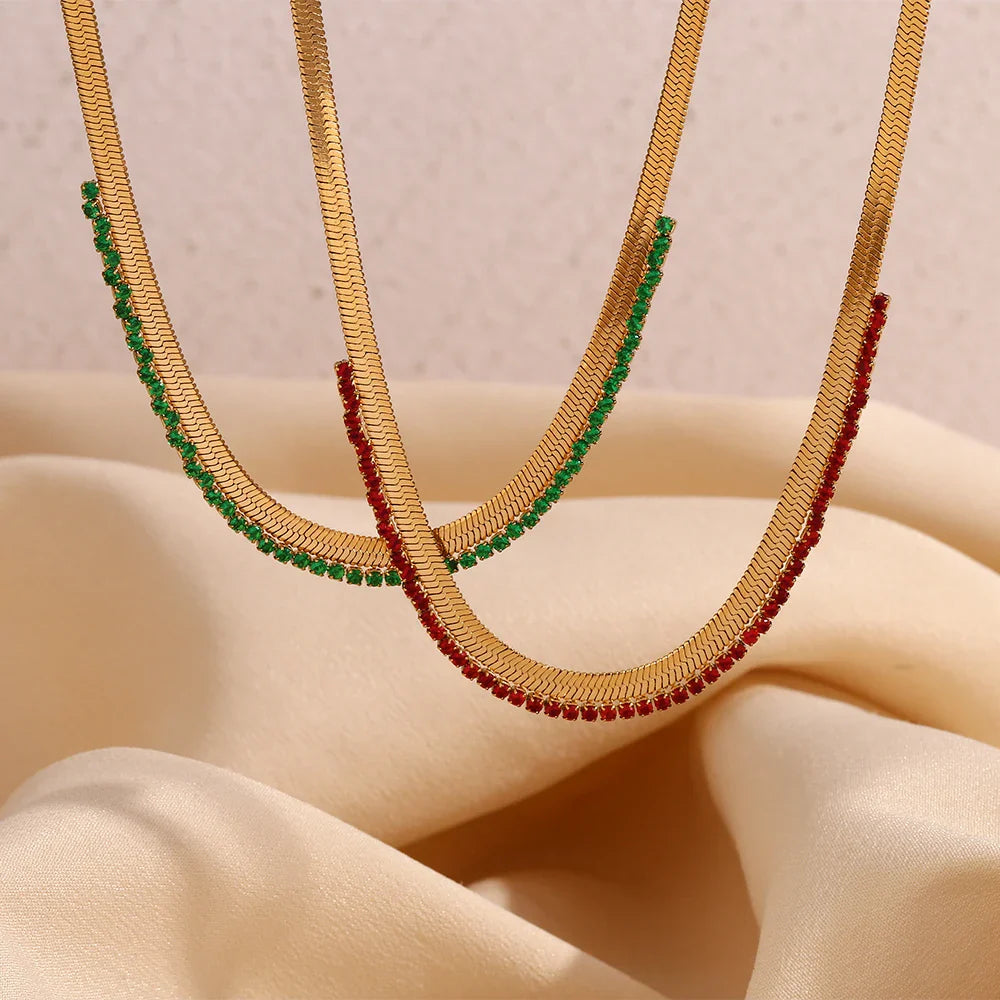 Elegantes 18K Schmuckset