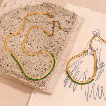Elegantes 18K Schmuckset