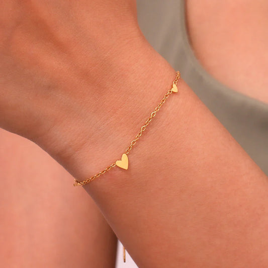 Armband Herz Gold