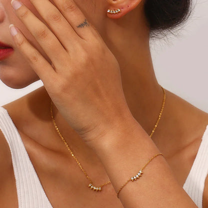 Kristall-Schmuckset
