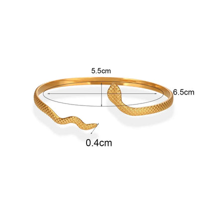 Goldene Schlangenarmband