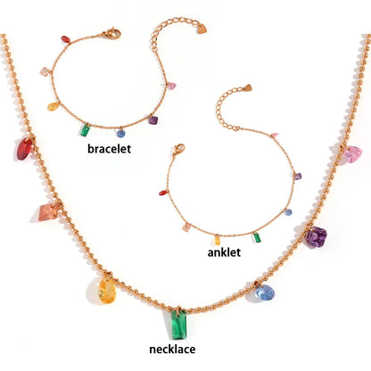 Set Schmuck Zirkonia