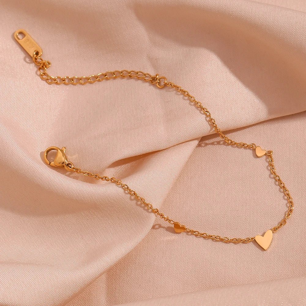 Armband Herz Gold