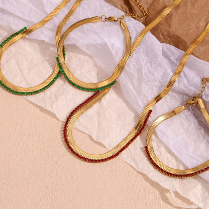 Elegantes 18K Schmuckset