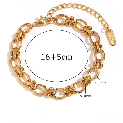 Ovales Blumen-Armband