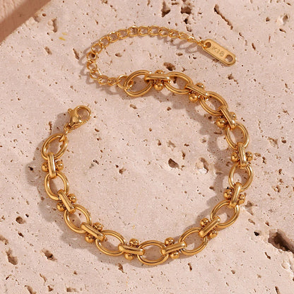 Ovales Blumen-Armband