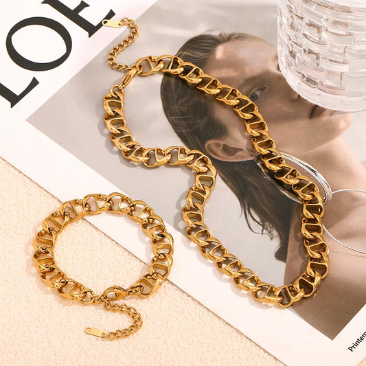 Set Schmuck Vergoldet