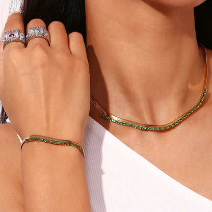Elegantes 18K Schmuckset