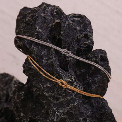 Doppeltes Edelstahl-Armband