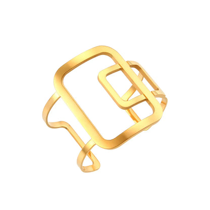 Goldenes geometrisches Armband