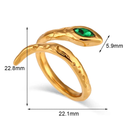 Schlangenring Gold