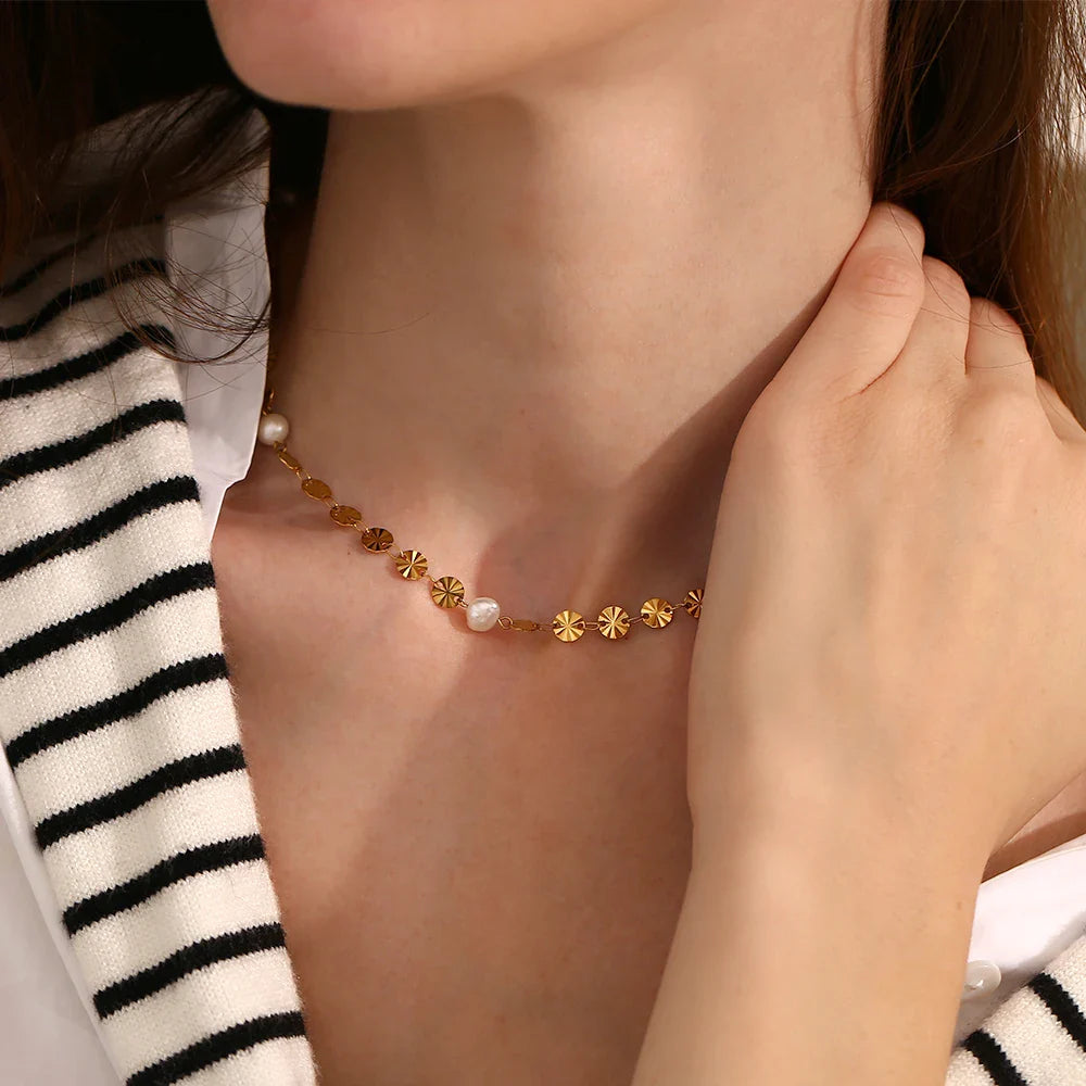 Elegante Perlen-Choker