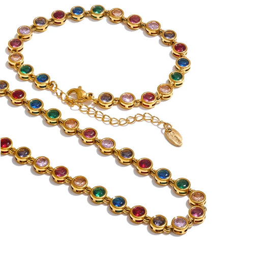 Halskette und Armband Luxo