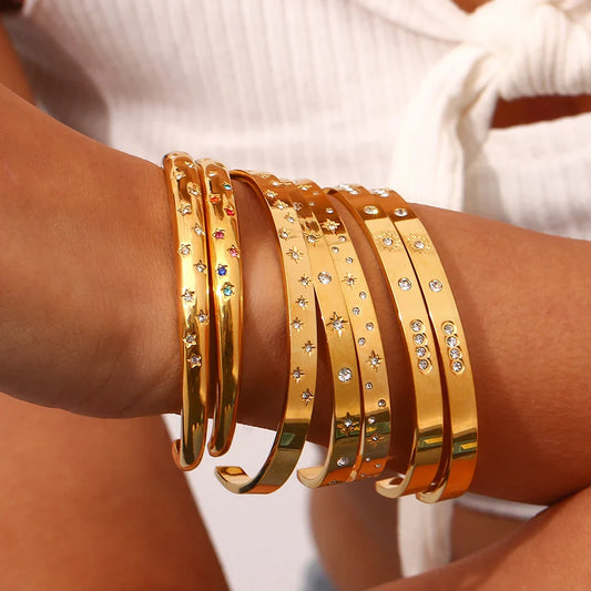 Stern- und Mond-Armband