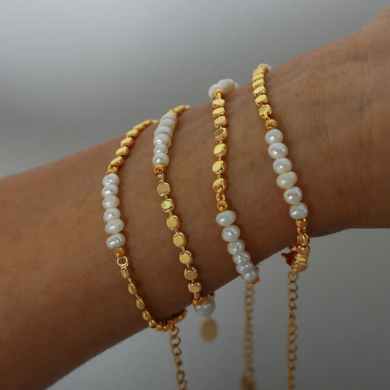 Verstellbares Perlenarmband