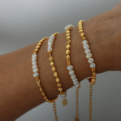 Verstellbares Perlenarmband
