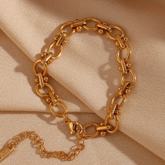 Ovales Blumen-Armband