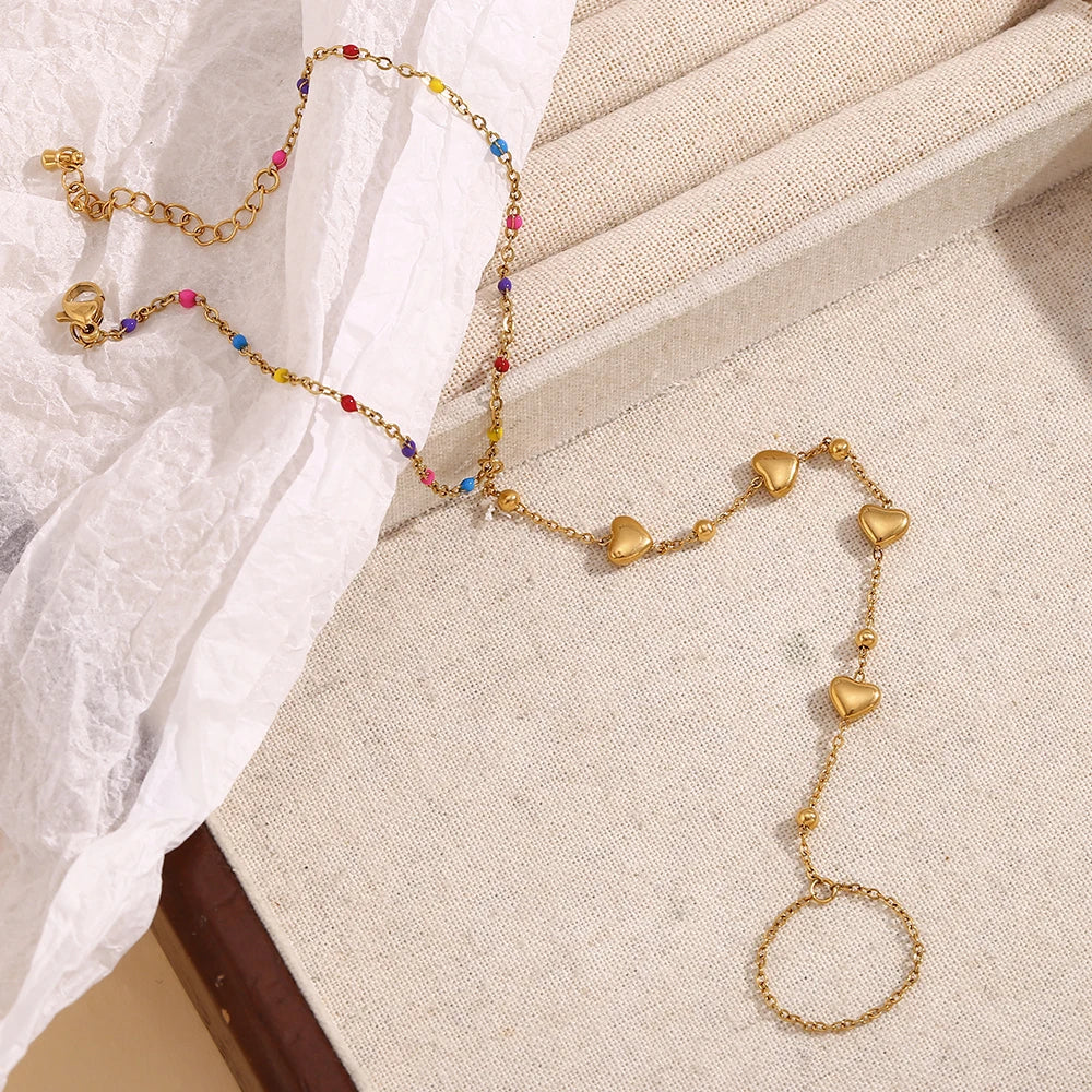Armband Herz Gold