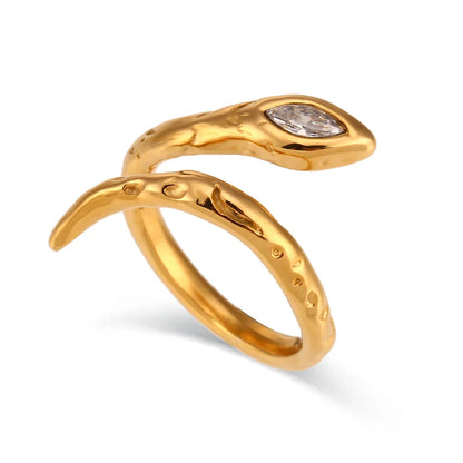Schlangenring Gold