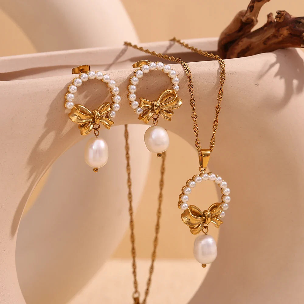Set Schmuck Perle