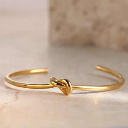 Pulseira de Aço Inoxidável com Nó
