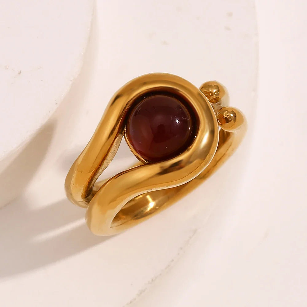 Doppelter Zirkonia-Ring