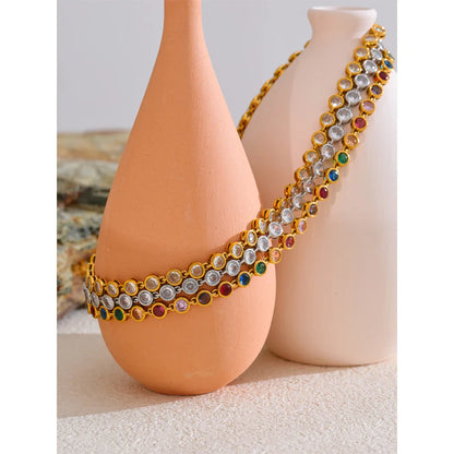 Halskette und Armband Luxo