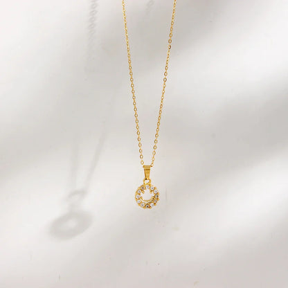 Kette Lächeln mit Zirkon